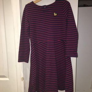 Navy with red stripes a-line OshKosh dress